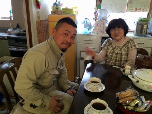 設備屋・カナイさん。ありがとうございました。お施主様もニッコリです