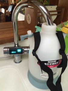 家庭用の水素水を利用します