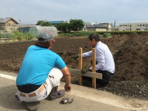 職人さんと寸法等を綿密に打ち合わせします