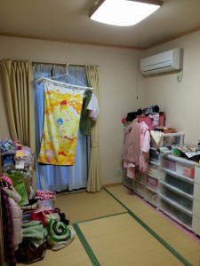 物置部屋になっていた和室。お客様に泊まってもらう予定の部屋だったが・・・