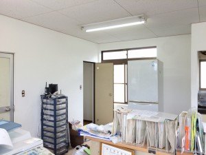 after とても明るくなりました！ 壁を「漆喰」で塗りました