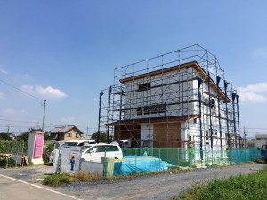 防湿シートと壁通気 普通に見えますけど独自工夫があります 