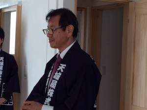 石井社長　今までの思いを言葉で・・・（泣笑）