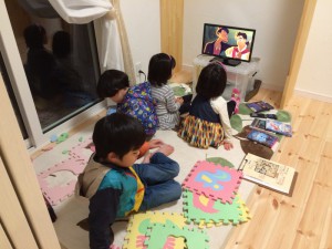 快適さと心地良さで、お子様たちも、くつろいじゃいます