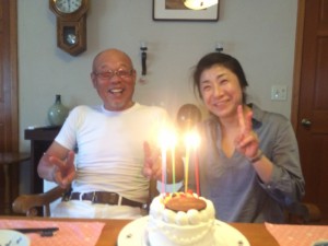 ご夫婦で素敵な笑顔 幸せって廻りまで幸せにするね