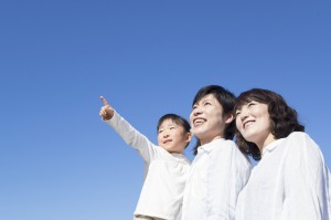 やっぱりテラス 青空って　気持ちいいね！