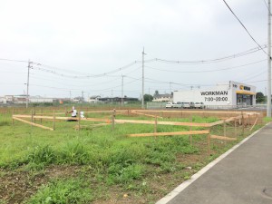 順調に進み、建物の位置を出すことができました