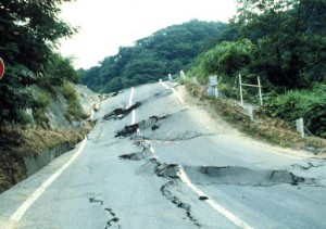 地震災害　困ります