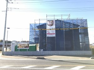 早稲田の杜に建築中の「本庄オフィス」